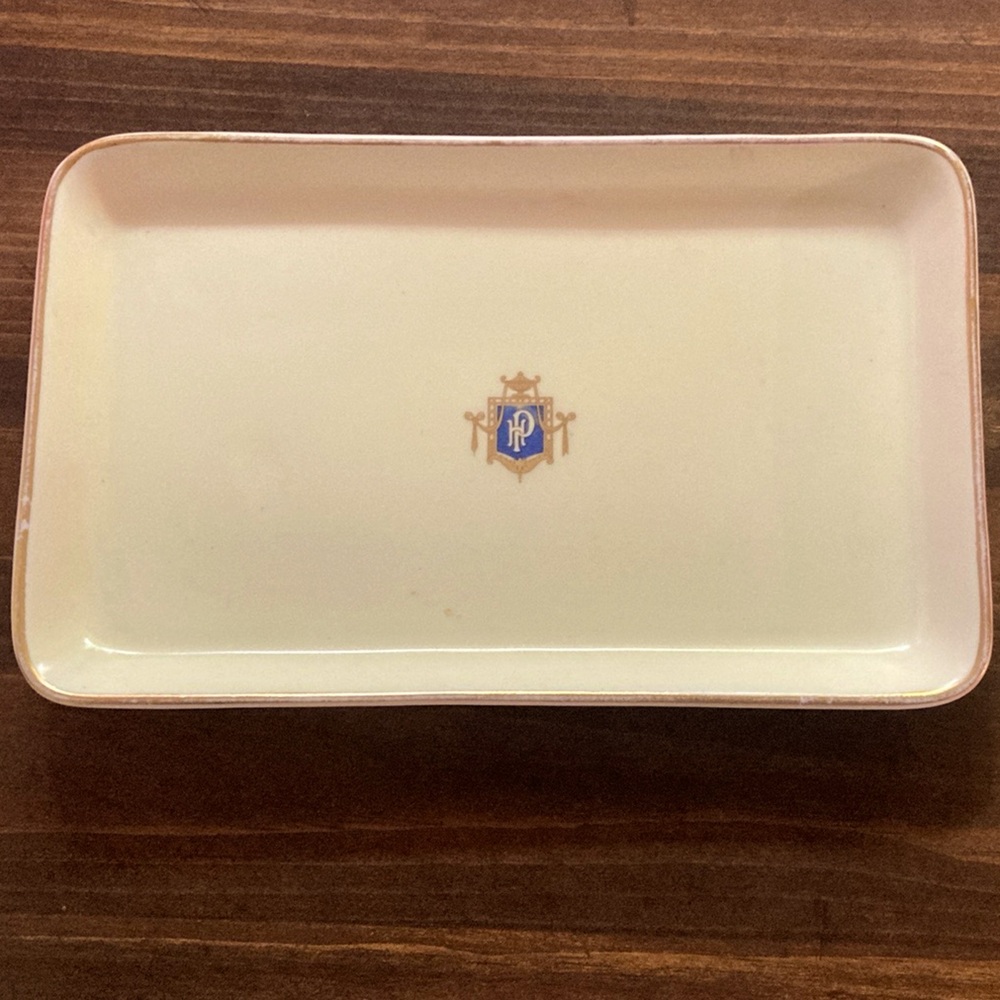 Rare “Hotel Pennsylvania” ceramic mail/calling card tray